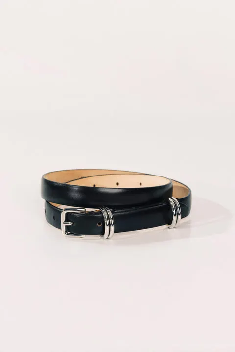 Constance Black Silver belt