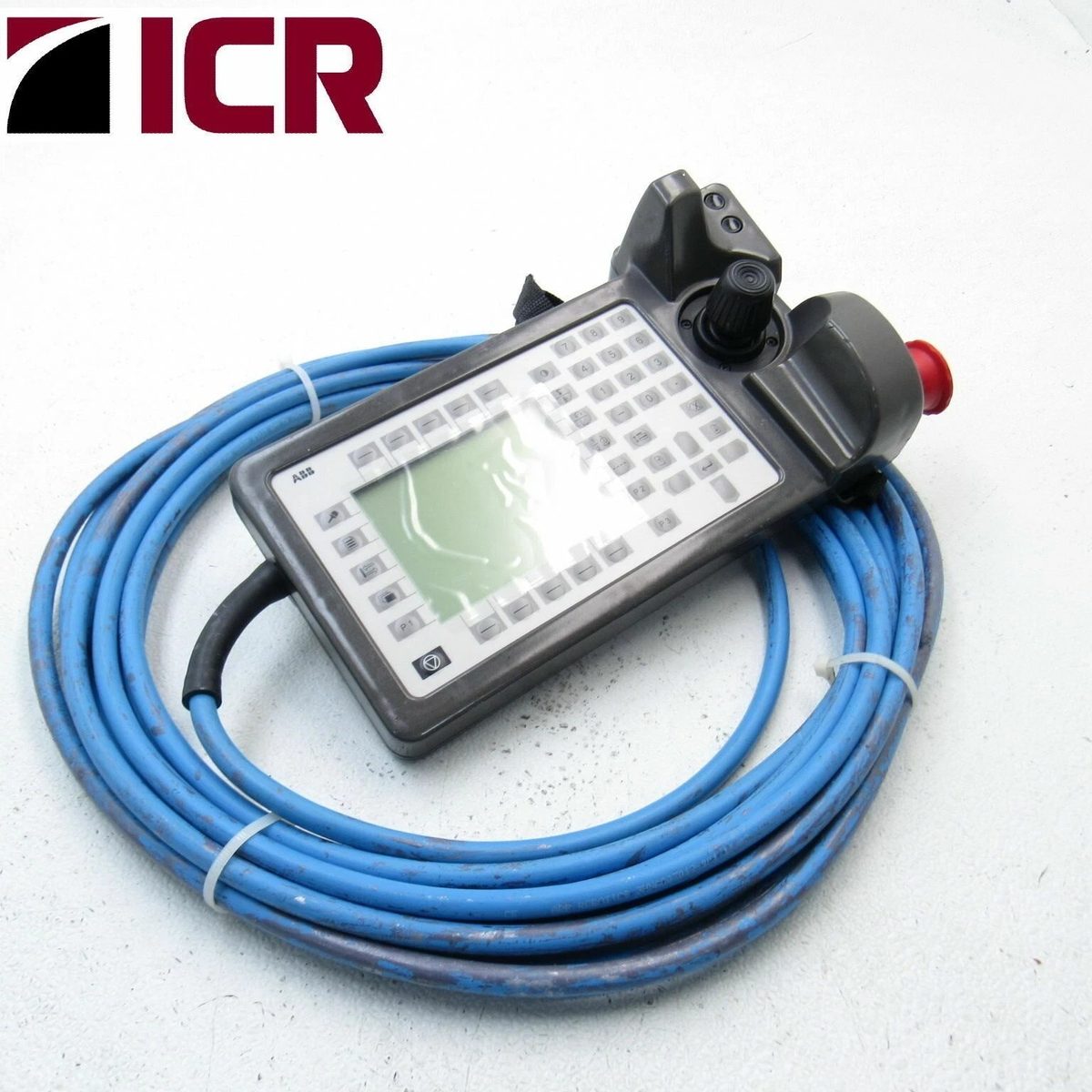ABB TPU2 teach pendant as photographed in ICR's eBay listing, light gray background