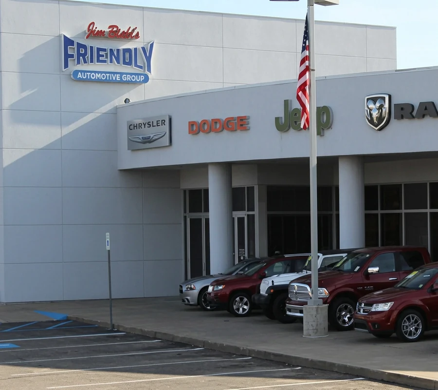 Jim Riehl's Friendly dealership in Lapeer, Michigan