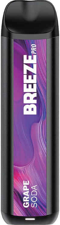 Breeze Pro disposable vape, Grape Soda flavor