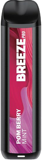 Breeze Pro disposable vape, Pom Berry Mint flavor