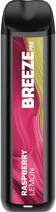 Breeze Pro disposable vape, Raspberry Lemon flavor