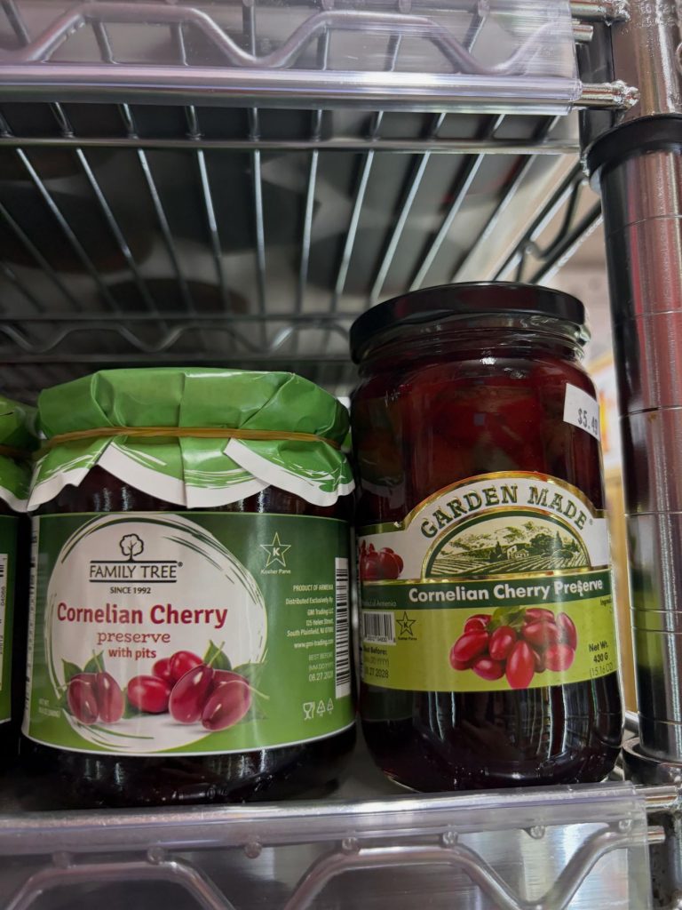 Cornelian cherry preserves