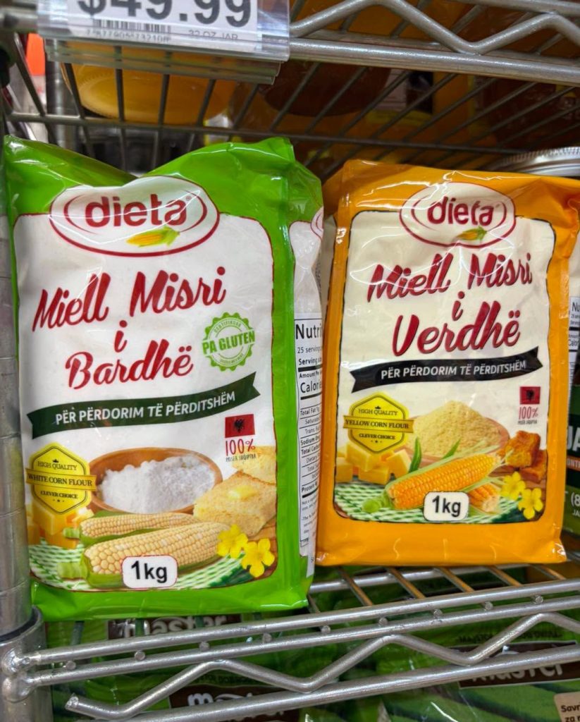 Dieta corn flour, white and yellow
