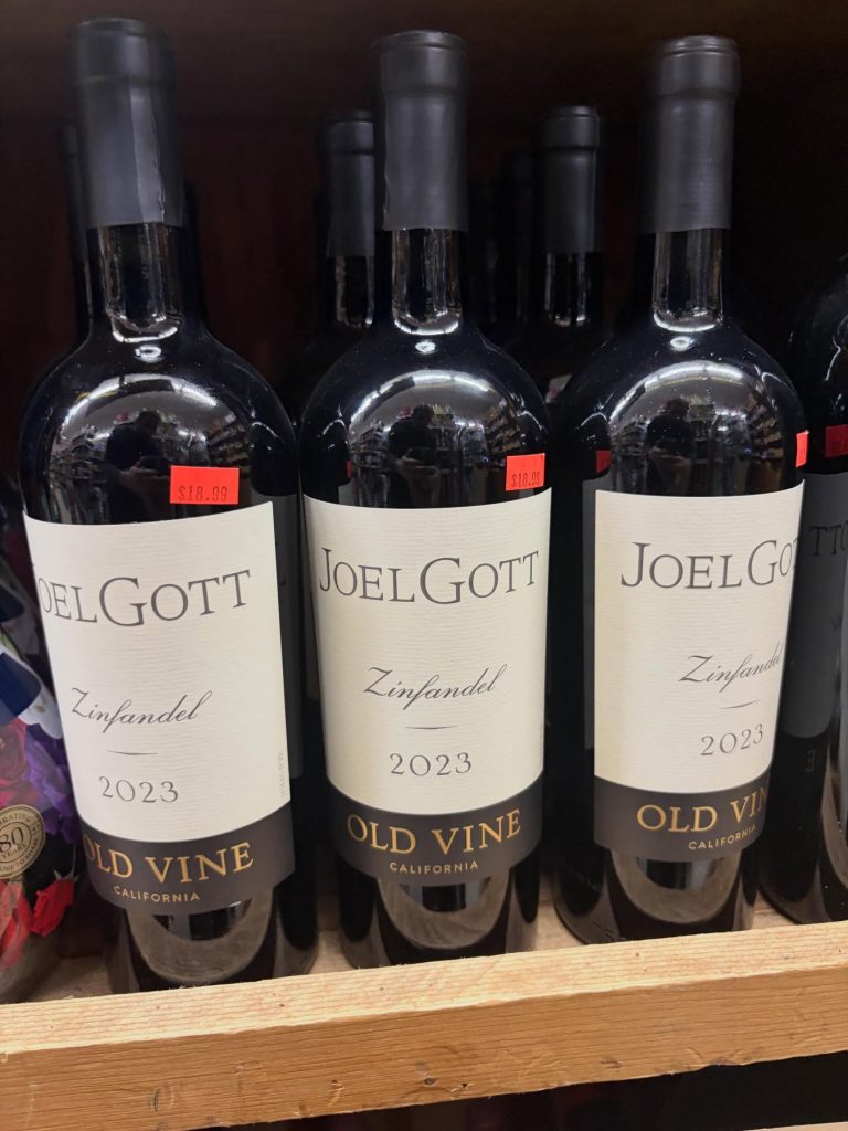 Joel Gott old vine zinfandel