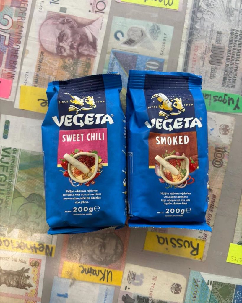 Vegeta seasoning, sweet chili and smoked