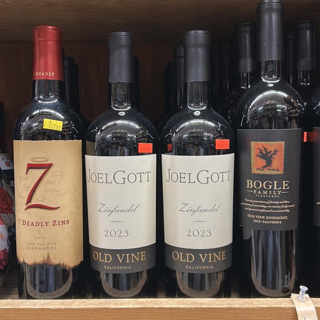Zinfandels on the shelf: 7 Deadly Zins, Joel Gott and Bogle