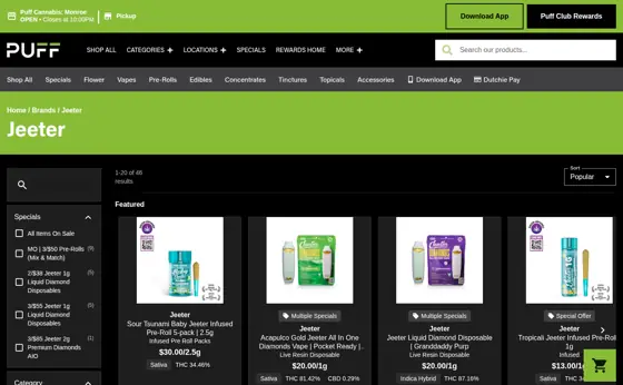 Screenshot of Brand directory, captured 2026-09-29