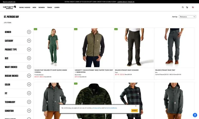 /collections/st-patricks-day on September 25 — 276 items, live.