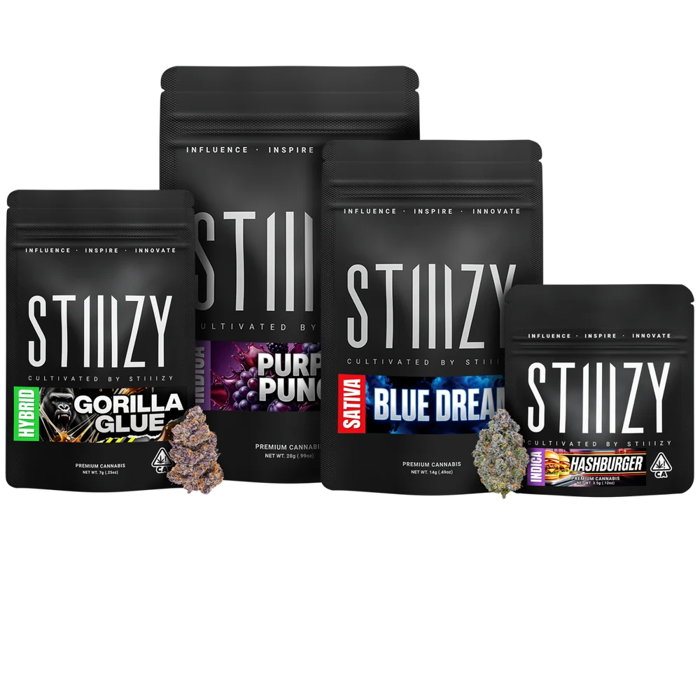 STIIIZY Black Label flower bags