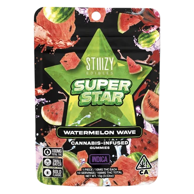 Watermelon Wave gummy pouch shown on the brand website